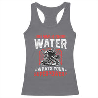 I Walk On Water Whats Your Superpower Racerback Tank Top Funny Ice Hockey Gift - Wonder Print Shop
