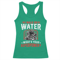 I Walk On Water Whats Your Superpower Racerback Tank Top Funny Ice Hockey Gift - Wonder Print Shop