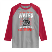 I Walk On Water Whats Your Superpower Raglan Shirt Funny Ice Hockey Gift - Wonder Print Shop