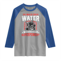 I Walk On Water Whats Your Superpower Raglan Shirt Funny Ice Hockey Gift - Wonder Print Shop