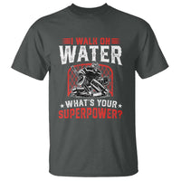 I Walk On Water Whats Your Superpower T Shirt Funny Ice Hockey Gift - Wonder Print Shop