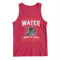 I Walk On Water Whats Your Superpower Tank Top Funny Ice Hockey Gift - Wonder Print Shop