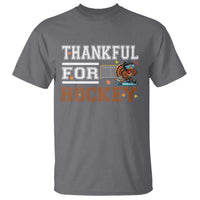 Thankful For Hockey T Shirt Funny Thanksgiving Ice Hockey Gift - Wonder Print Shop