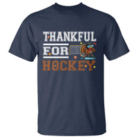 Thankful For Hockey T Shirt Funny Thanksgiving Ice Hockey Gift - Wonder Print Shop