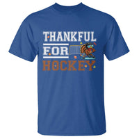 Thankful For Hockey T Shirt Funny Thanksgiving Ice Hockey Gift - Wonder Print Shop