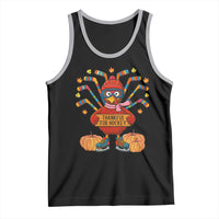 Funny Turkey Ice Hockey Gift Tank Top Thankful For Hockey - Wonder Print Shop