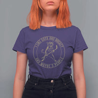 Vintage I Like Cats And Hockey And Maybe Three People Funny Gift T Shirt For Women - Wonder Print Shop