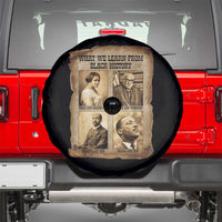 What We Learn From Black History Spare Tire Cover Iconic African American Figures - Wonder Print Shop