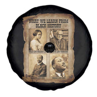 What We Learn From Black History Spare Tire Cover Iconic African American Figures - Wonder Print Shop