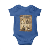 What We Learn From Black History Baby Onesie Iconic African American Figures - Wonder Print Shop