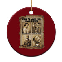 What We Learn From Black History Ceramic Ornament Iconic African American Figures - Wonder Print Shop
