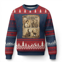 What We Learn From Black History Ugly Christmas Sweater Iconic African American Figures - Wonder Print Shop