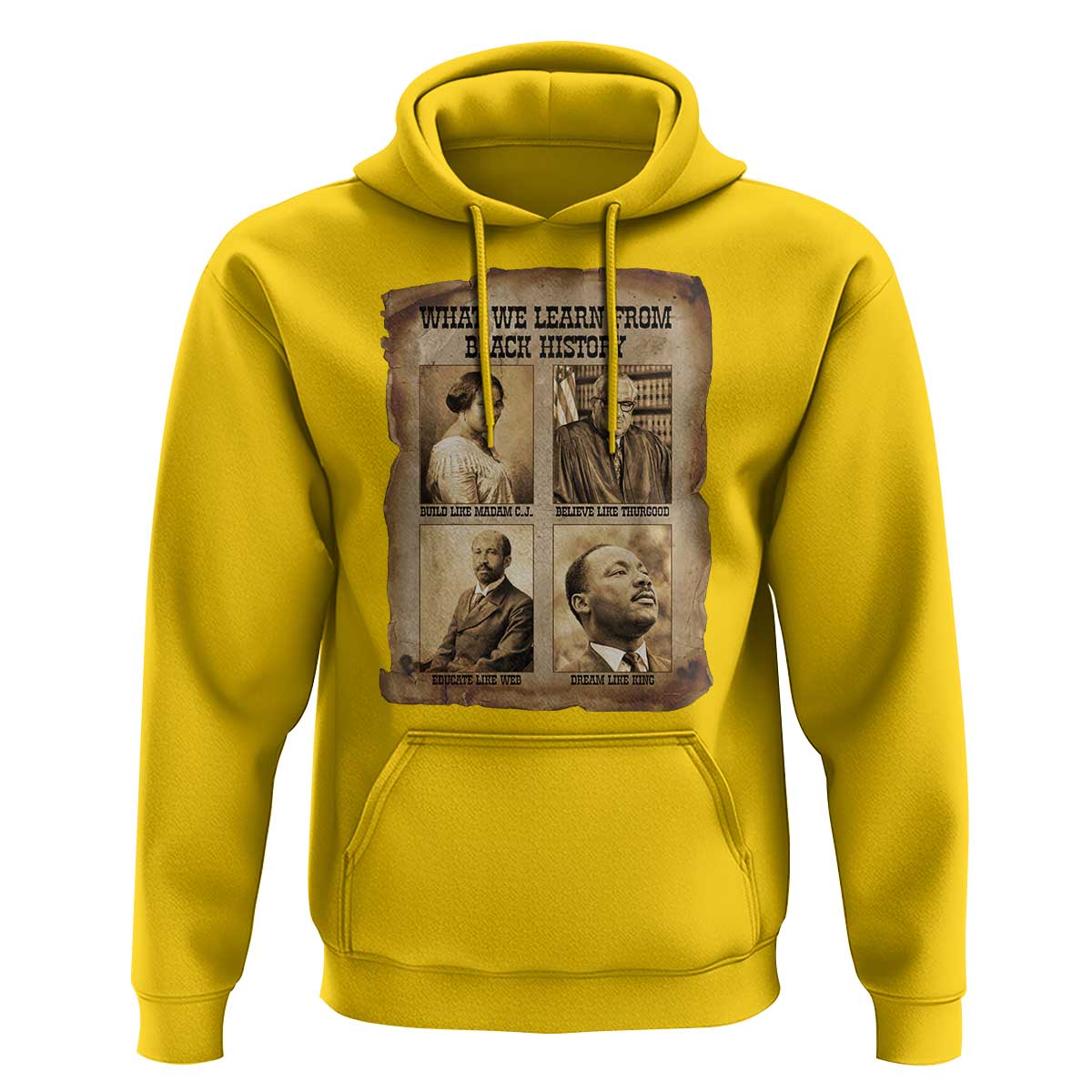 What We Learn From Black History Hoodie Iconic African American Figures - Wonder Print Shop