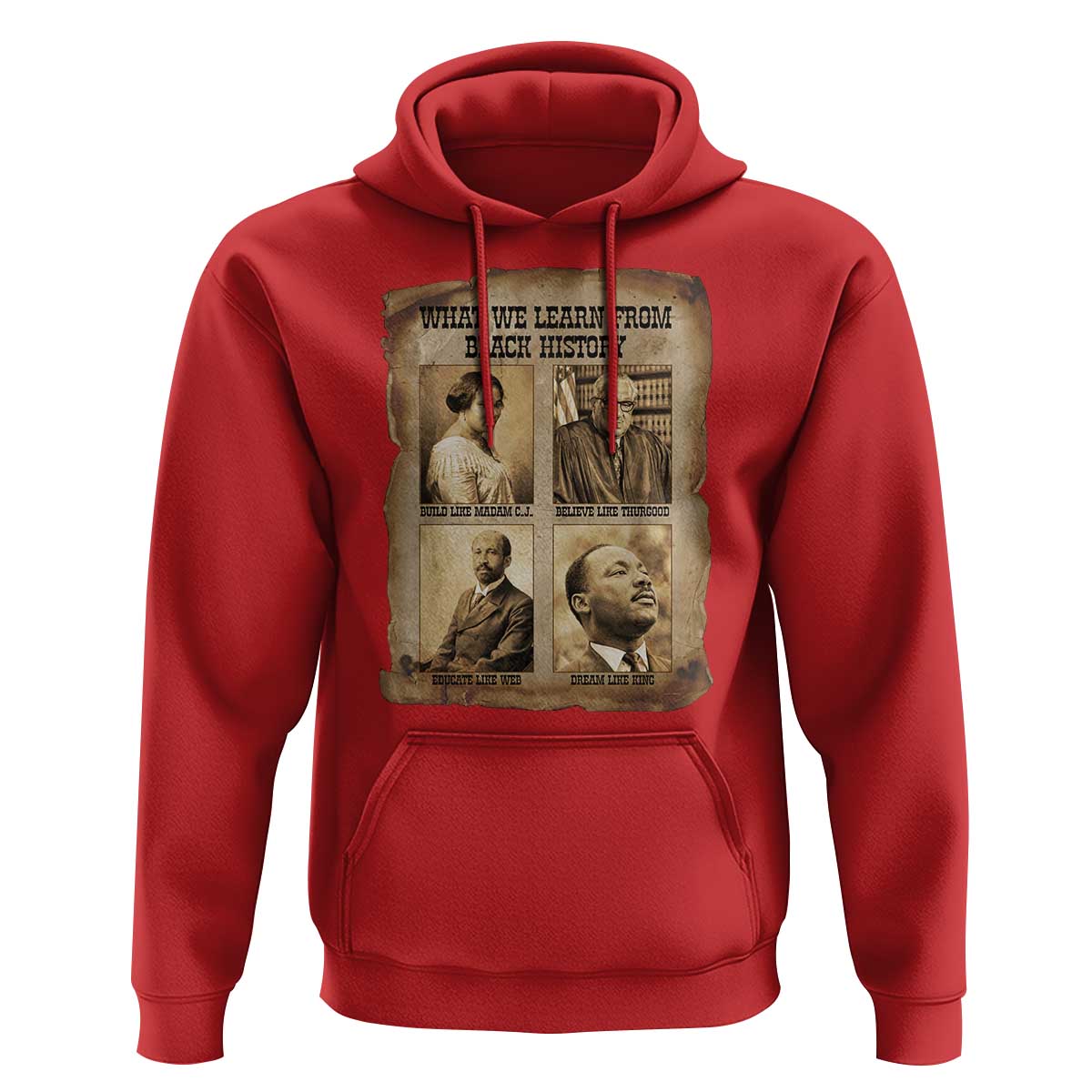 What We Learn From Black History Hoodie Iconic African American Figures - Wonder Print Shop