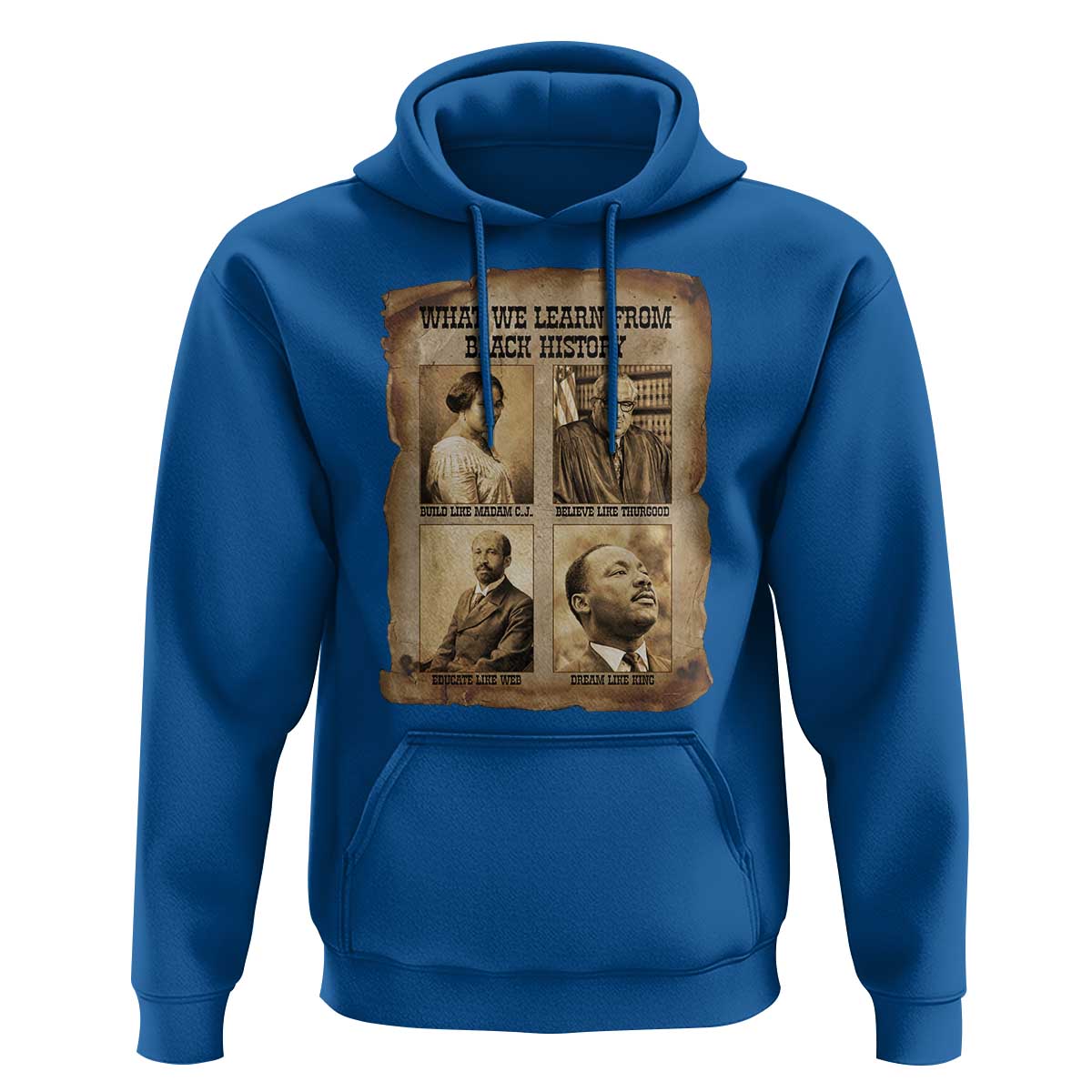 What We Learn From Black History Hoodie Iconic African American Figures - Wonder Print Shop