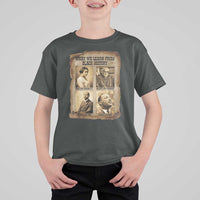 What We Learn From Black History T Shirt For Kid Iconic African American Figures - Wonder Print Shop