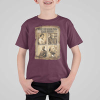 What We Learn From Black History T Shirt For Kid Iconic African American Figures - Wonder Print Shop