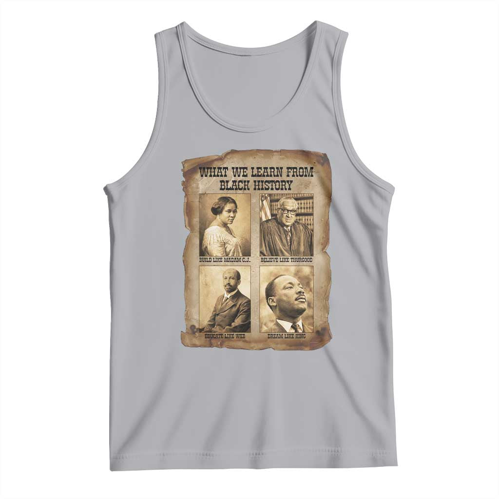 What We Learn From Black History Tank Top Iconic African American Figures - Wonder Print Shop
