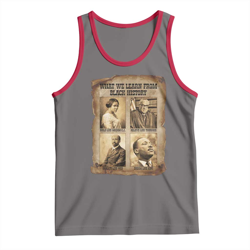 What We Learn From Black History Tank Top Iconic African American Figures - Wonder Print Shop