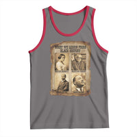 What We Learn From Black History Tank Top Iconic African American Figures - Wonder Print Shop