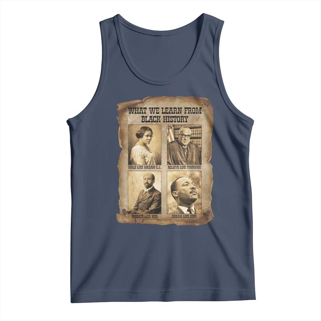 What We Learn From Black History Tank Top Iconic African American Figures - Wonder Print Shop
