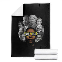 My Roots Black History Leaders Throw Blanket African American Heritage - Wonder Print Shop