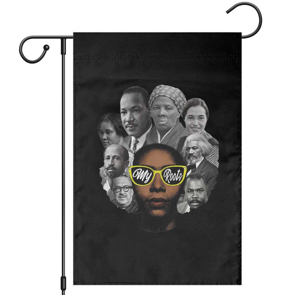 My Roots Black History Leaders Garden Flag African American Heritage - Wonder Print Shop