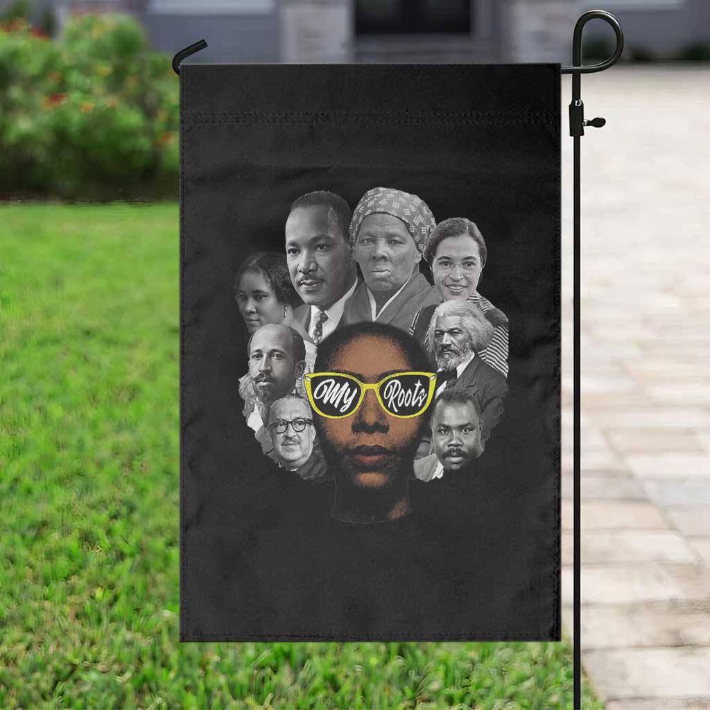 My Roots Black History Leaders Garden Flag African American Heritage - Wonder Print Shop