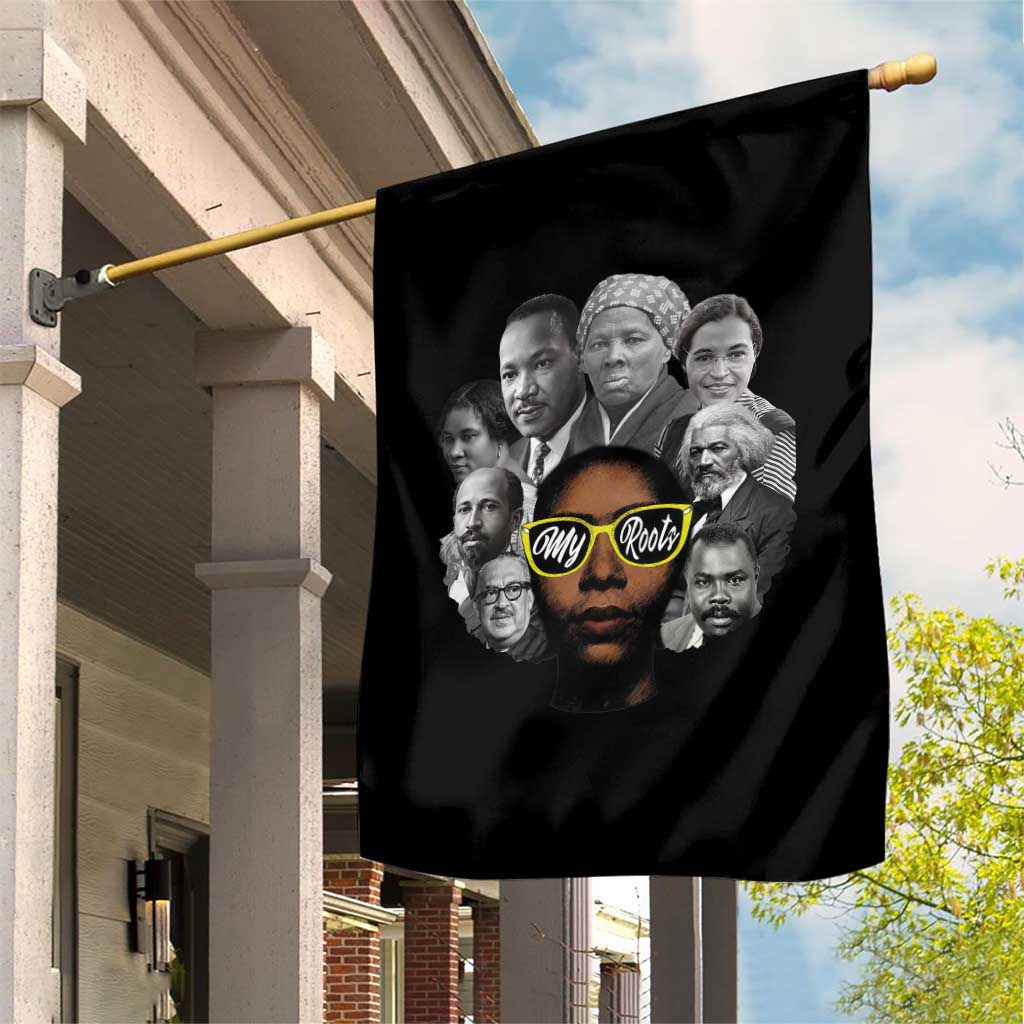 My Roots Black History Leaders Garden Flag African American Heritage - Wonder Print Shop