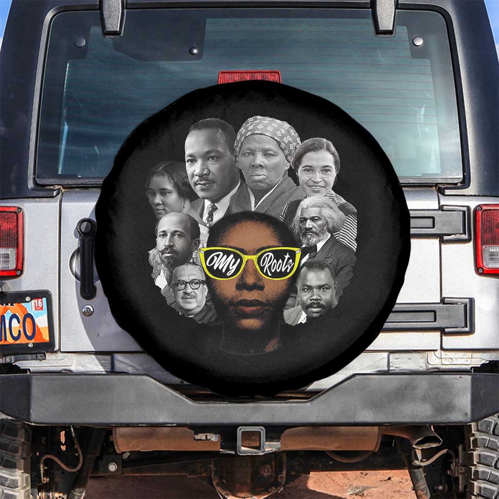 My Roots Black History Leaders Spare Tire Cover African American Heritage - Wonder Print Shop