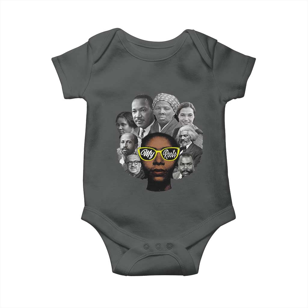 My Roots Black History Leaders Baby Onesie African American Heritage - Wonder Print Shop