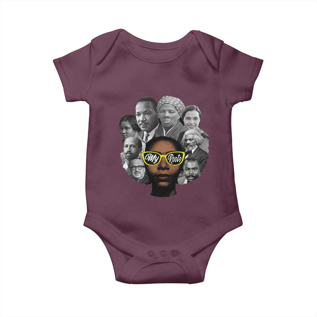 My Roots Black History Leaders Baby Onesie African American Heritage - Wonder Print Shop