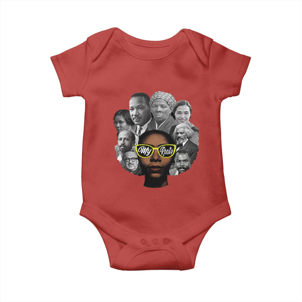 My Roots Black History Leaders Baby Onesie African American Heritage - Wonder Print Shop