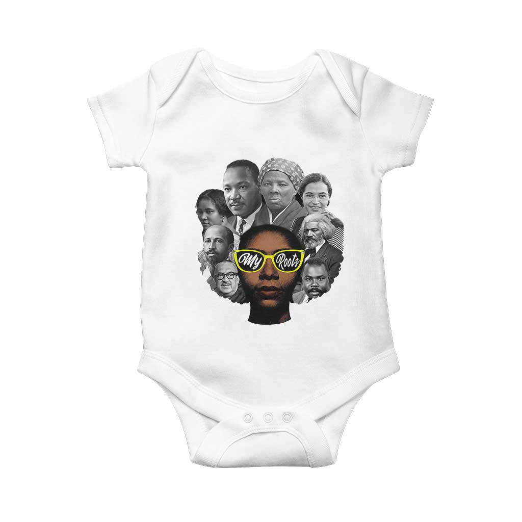 My Roots Black History Leaders Baby Onesie African American Heritage - Wonder Print Shop