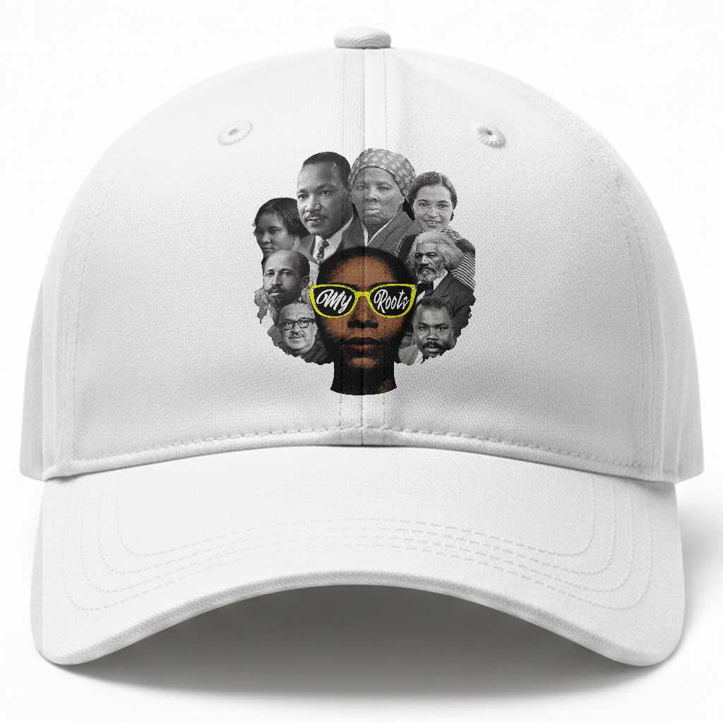 My Roots Black History Leaders Baseball Cap African American Heritage