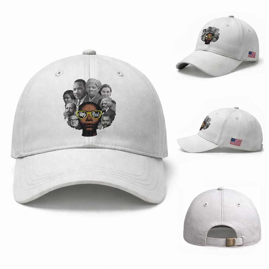 My Roots Black History Leaders Baseball Cap African American Heritage