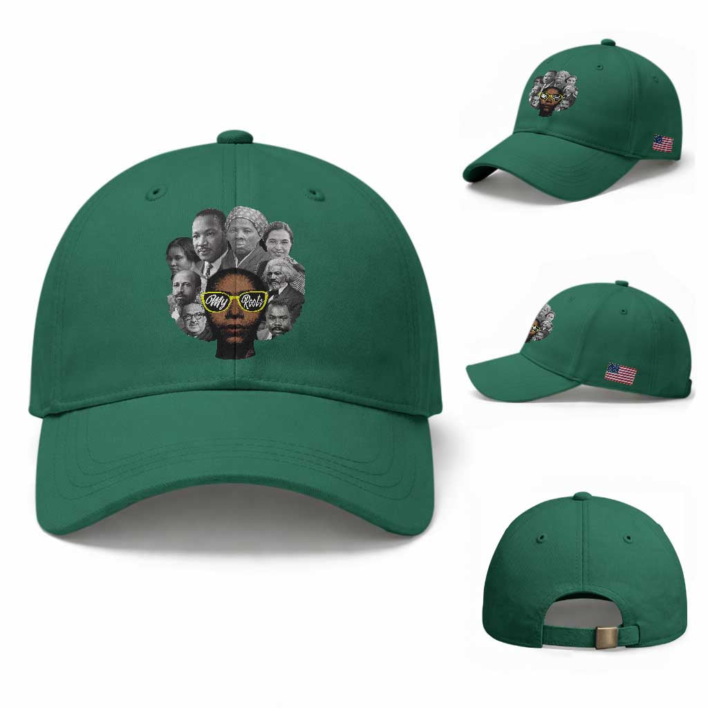 My Roots Black History Leaders Baseball Cap African American Heritage