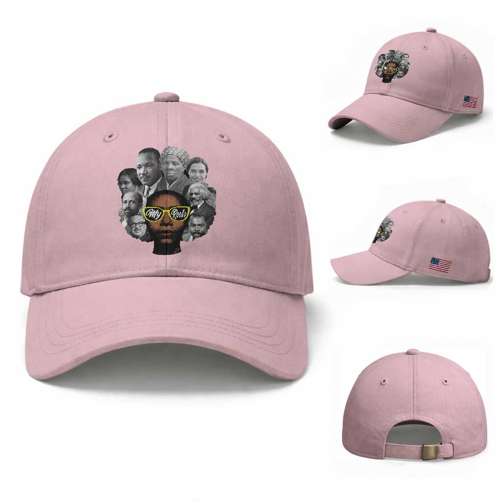 My Roots Black History Leaders Baseball Cap African American Heritage