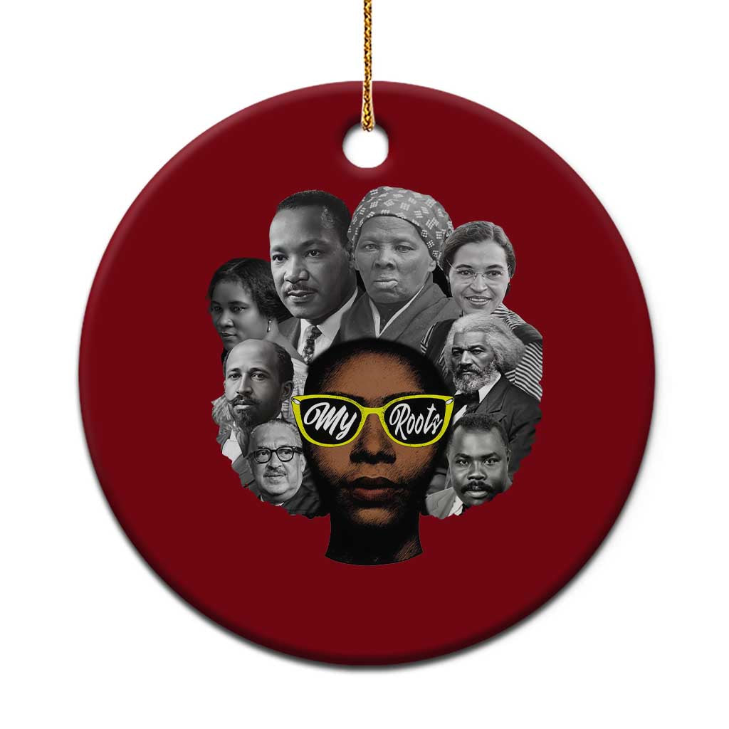My Roots Black History Leaders Ceramic Ornament African American Heritage - Wonder Print Shop