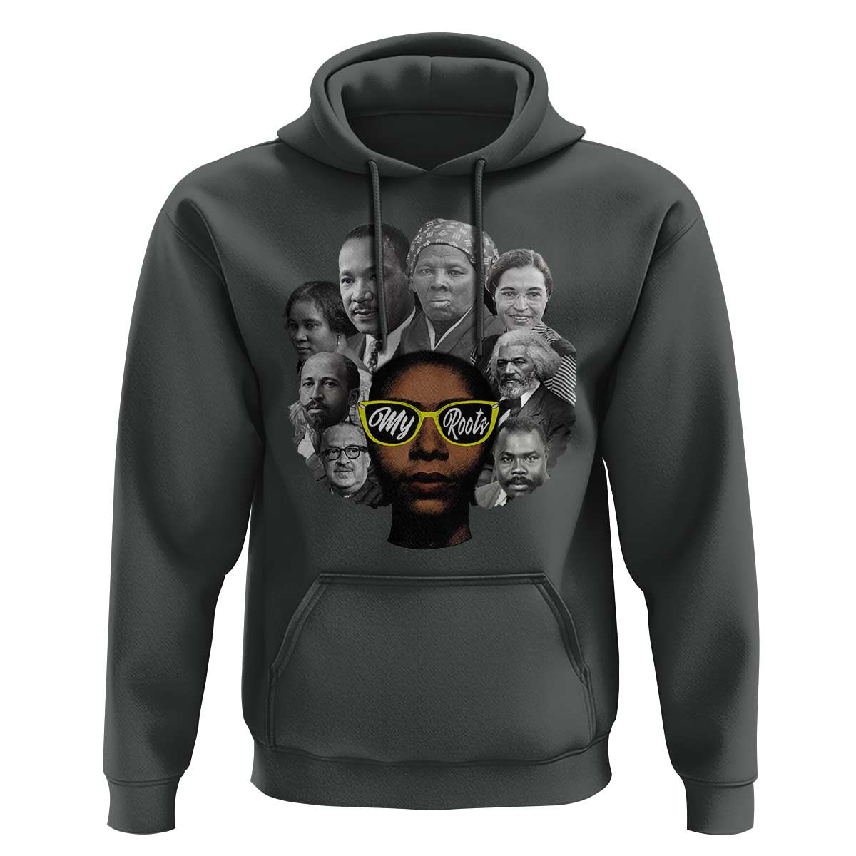 My Roots Black History Leaders Hoodie African American Heritage - Wonder Print Shop