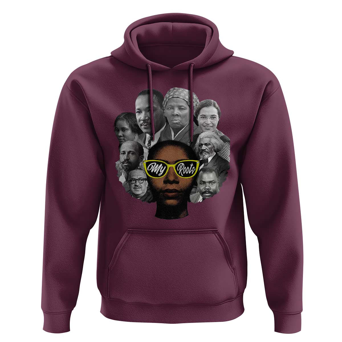 My Roots Black History Leaders Hoodie African American Heritage - Wonder Print Shop