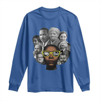My Roots Black History Leaders Long Sleeve Shirt African American Heritage - Wonder Print Shop