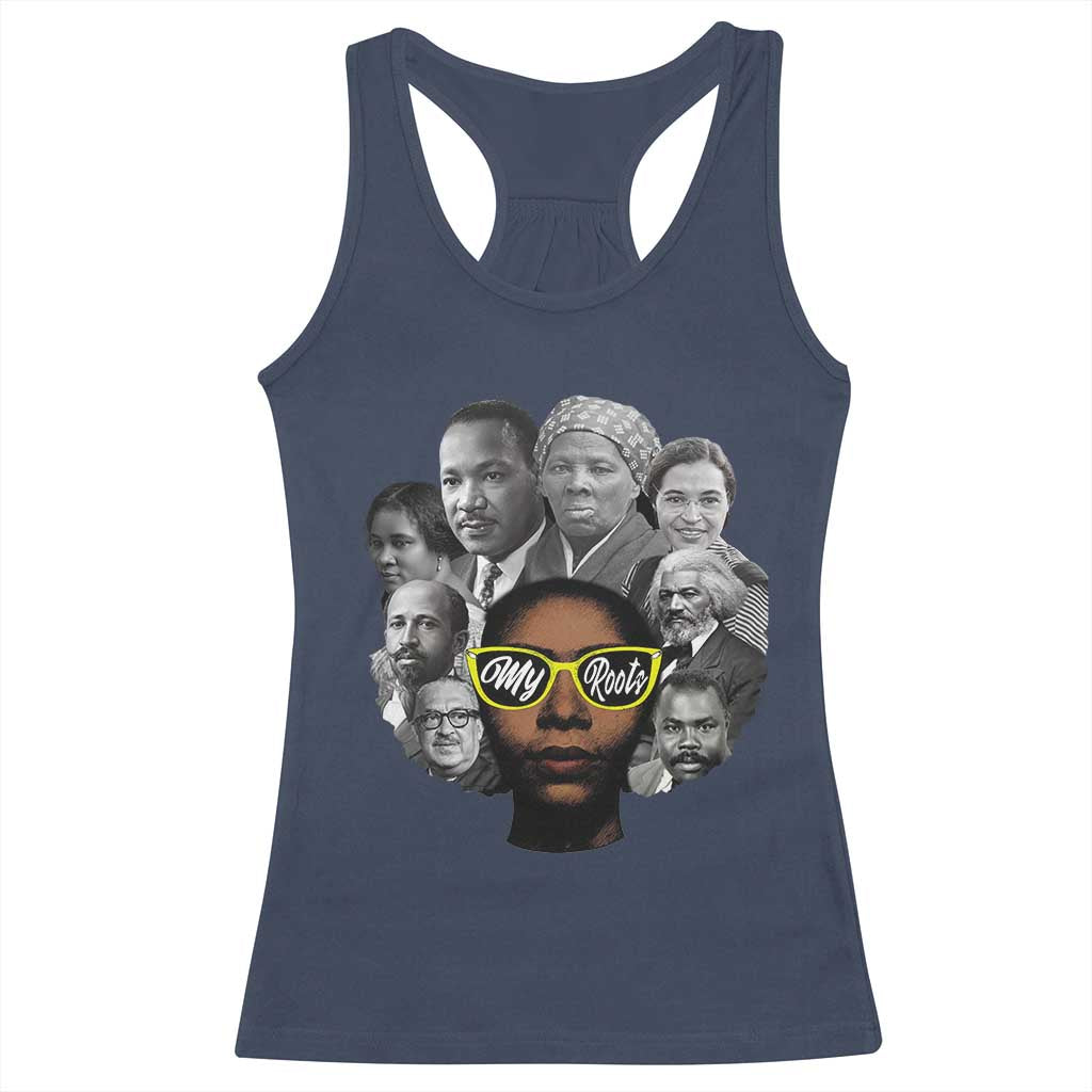 My Roots Black History Leaders Racerback Tank Top African American Heritage - Wonder Print Shop