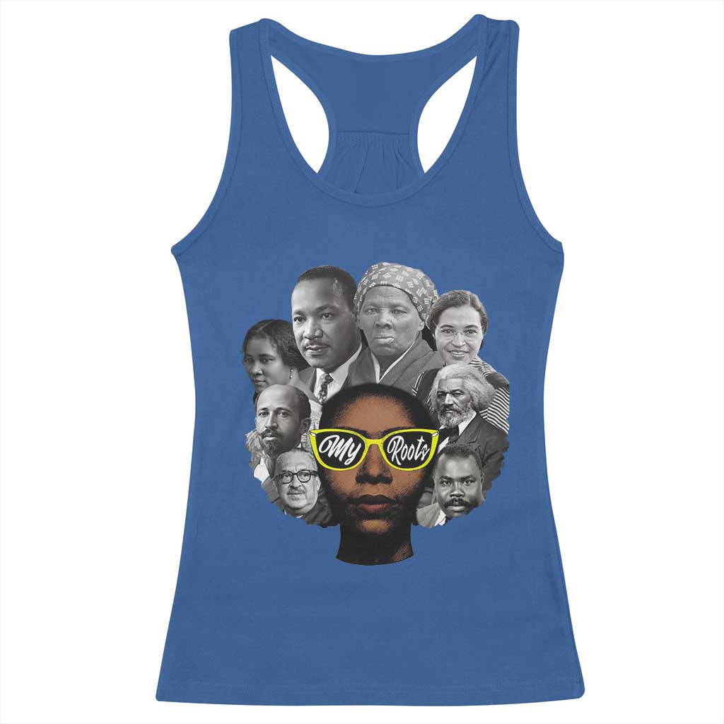 My Roots Black History Leaders Racerback Tank Top African American Heritage - Wonder Print Shop