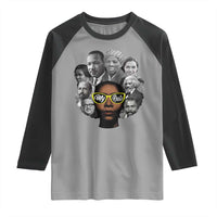 My Roots Black History Leaders Raglan Shirt African American Heritage - Wonder Print Shop