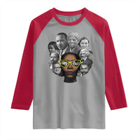 My Roots Black History Leaders Raglan Shirt African American Heritage - Wonder Print Shop