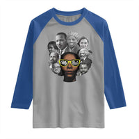 My Roots Black History Leaders Raglan Shirt African American Heritage - Wonder Print Shop