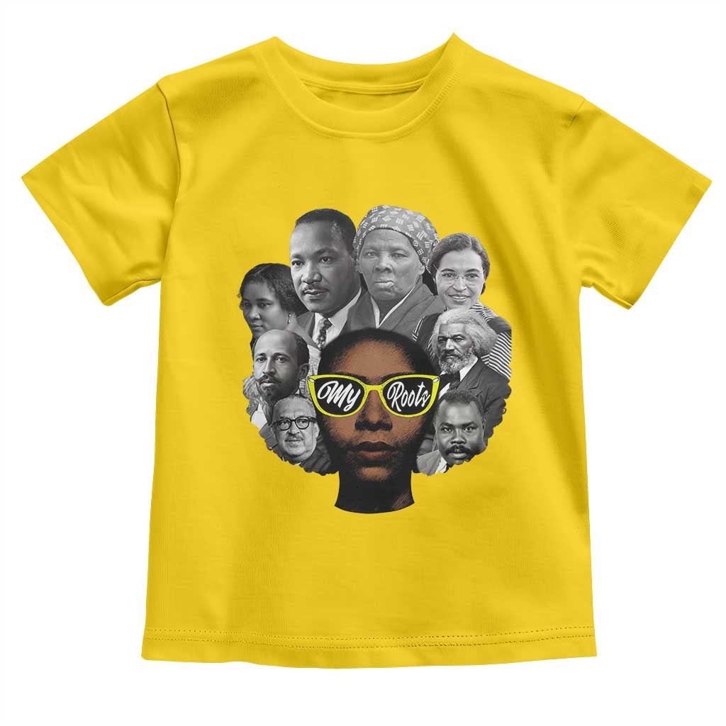 My Roots Black History Leaders Toddler T Shirt African American Heritage - Wonder Print Shop