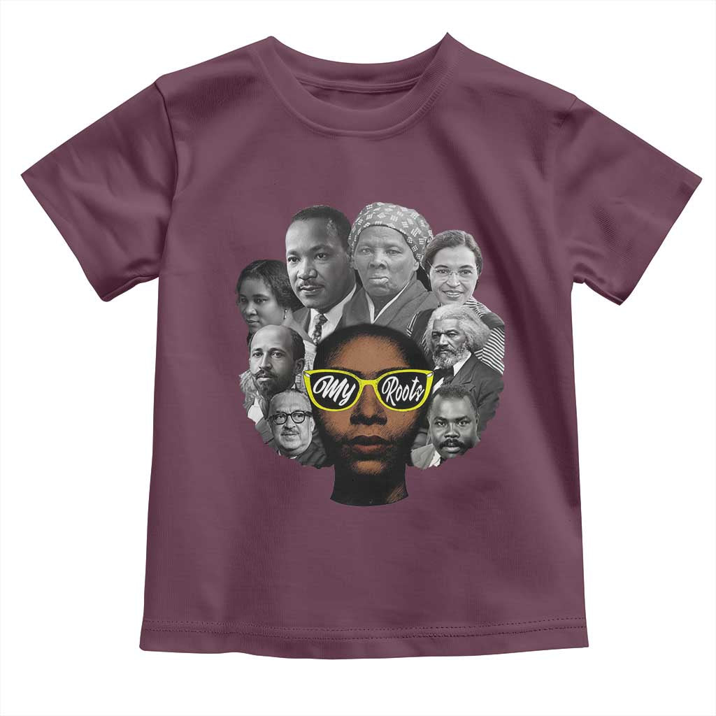 My Roots Black History Leaders Toddler T Shirt African American Heritage - Wonder Print Shop