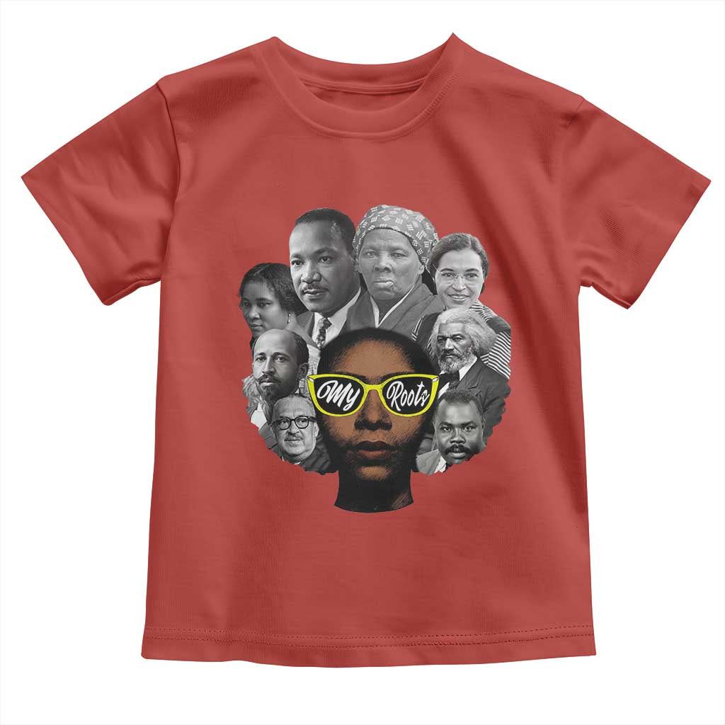 My Roots Black History Leaders Toddler T Shirt African American Heritage - Wonder Print Shop
